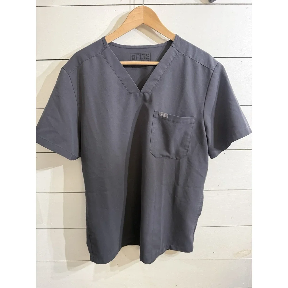 Figs scrubs gray